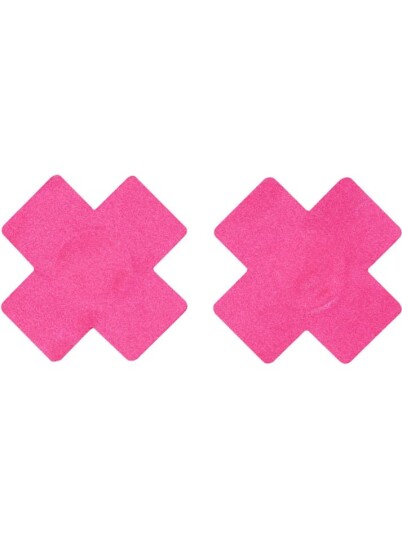 2 stk Rosa Pluss/Kryss Nipple Pasties 2 stk Rosa Pluss/Kryss Nipple Pasties