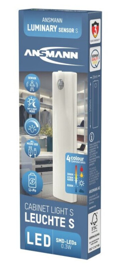 Smartsaker Oppladbar sensorlampe, Small Smartsaker Oppladbar sensorlampe, Small