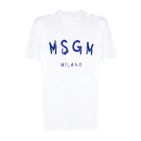Msgm Herre Topper Hvit L Msgm Herre Topper Hvit L