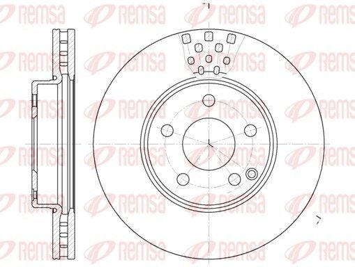 Bremseskive REMSA 6676.10