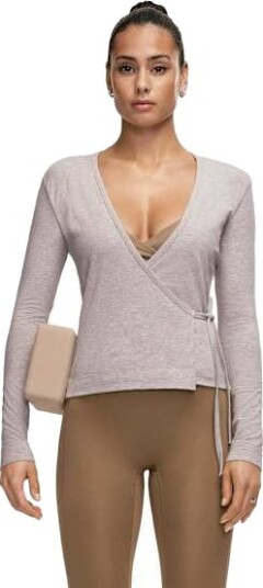 Casall Sublime Studio Longsleeve Wrap Grey S Casall Sublime Studio Longsleeve Wrap Grey S