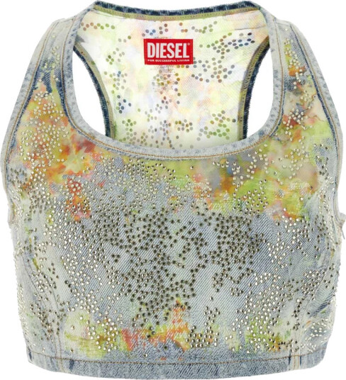 Diesel Dame Topper Flerfarget S,