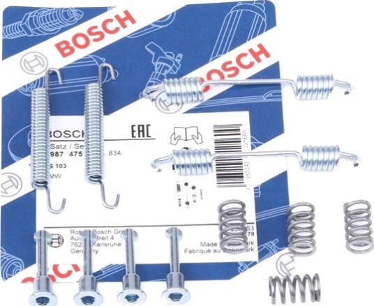 Tilbehørsett, håndbremsesko BOSCH 1 987 475 136