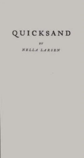 Quicksand Av Nella Larsen