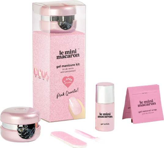 Le Mini Macaron Gel Manicure Kit Pink Quartz