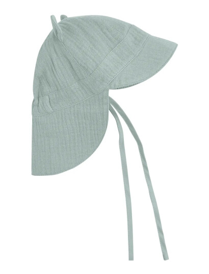 Huttelihut Summer Hat Ears Muslin Blue 50\12/24M