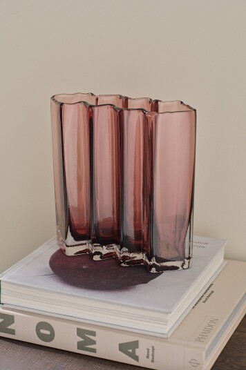 Ellos Home Vase Maya høyde 20 cm Lilla Ellos Home Vase Maya høyde 20 cm Lilla