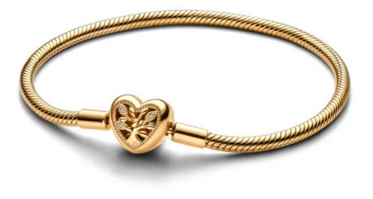 Pandora Moments Armbånd i forgylt 925 sølv 19 cm Pandora Moments Armbånd i forgylt 925 sølv 19 cm
