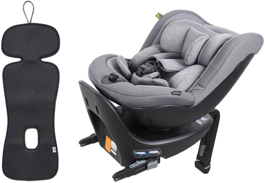 Beemoo Reverse i-Size Bakovervendt Bilstol inkl. Ventilerende Sittepute Mineral Grey/Antracit