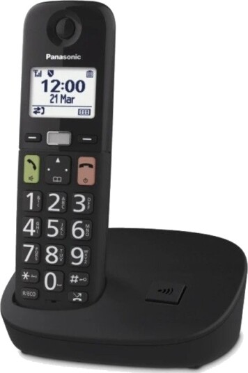 Panasonic KX-TGU110FXB Trådløs telefon Svart Panasonic KX-TGU110FXB Trådløs telefon Svart