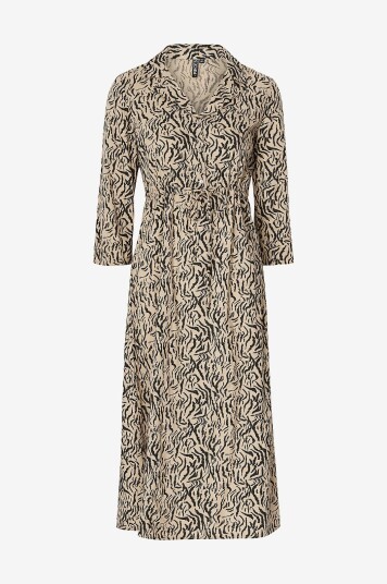 pieces - Kjole pcNya 3/4 Midi Dress - Beige