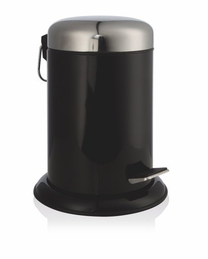 Möve søppelbøtte, 3 liter, sort