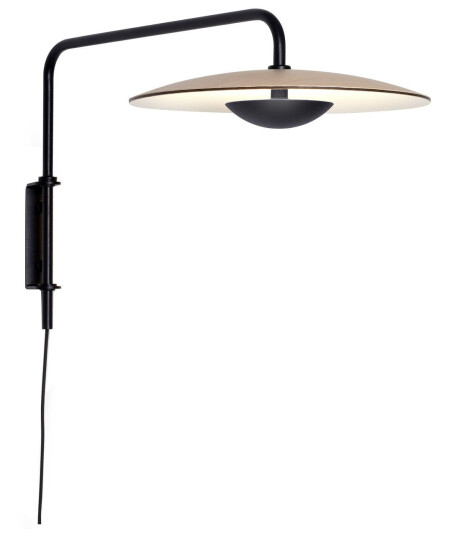 Marset - Ginger 20 A - Oak, Dimmable Plug-In - Vägglampor - Joan Gaspar - Tre Farget