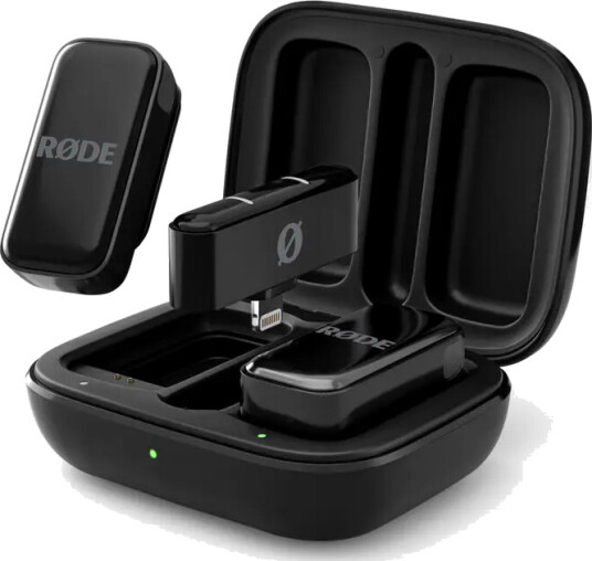 Røde Wireless Micro Lightning Ultralett Trådløst Mikrofonsystem Svart Røde Wireless Micro Lightning Ultralett Trådløst Mikrofonsystem Svart