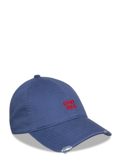 GANT Graphic Distressed Cap Blue ONE SIZE GANT Graphic Distressed Cap Blue ONE SIZE