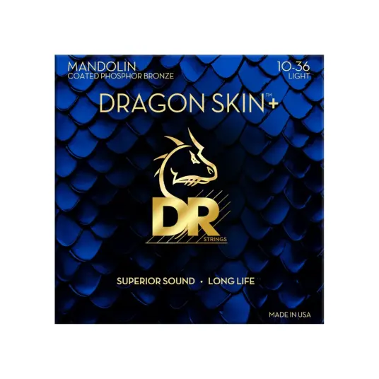 DR Strings Dragon Skin+ DMP-10 Coated
