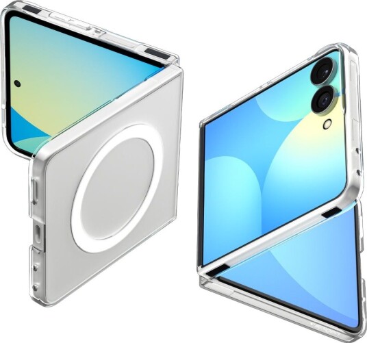 Spigen Air Skin MagSafe Etui til Samsung Galaxy Z Flip8 - Gjennomsiktig Hvit