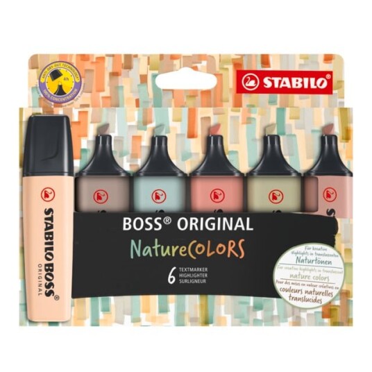 Stabilo Boss Nature Colors 6 Stk 200994 Stabilo Boss Nature Colors 6 Stk 200994