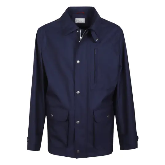 Brunello Cucinelli Herre Jakker Blå XL, Brunello Cucinelli Herre Jakker Blå XL,