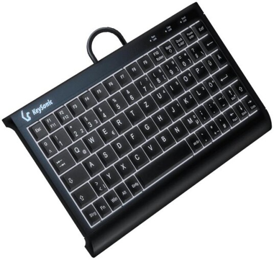 KEYSONIC TAS KSK-3011ELC (DE) Super-Mini mit Nummernblock sw