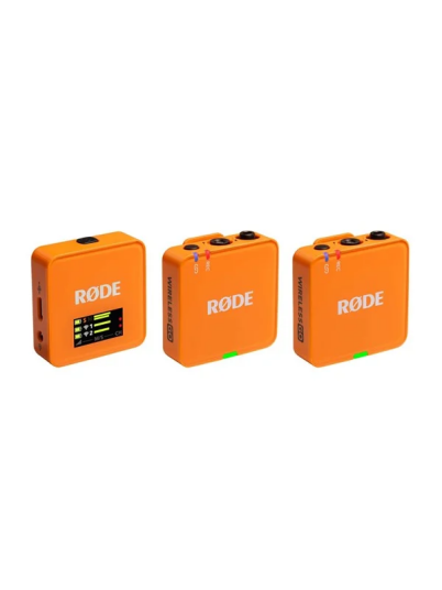 RÞde Wireless GO 3 TrÄdlÞs Mikrofon med 32-bit Float Opptak Oransje RÞde Wireless GO 3 TrÄdlÞs Mikrofon med 32-bit Float Opptak Oransje