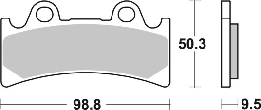 Bremseklosser sbs 683HS Bremseklosser sbs 683HS