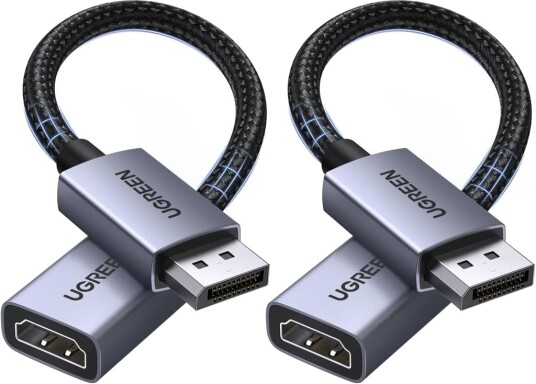 Ugreen Displayport Til Hdmi 4K 30 Hz Ensrettet Kabel Svart