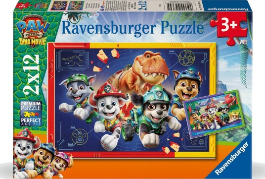 Puslespill 2X12 Paw Patrol 3 Ravensburger Puslespill 2X12 Paw Patrol 3 Ravensburger