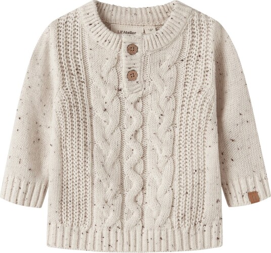 Lil"Atelier Nbmgalto Kai Ls Knit Lil   TURTLEDOVE   86