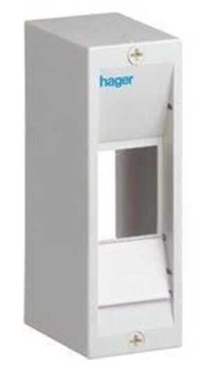 Hager Enclosure ip30 2m 1 row Hager Enclosure ip30 2m 1 row
