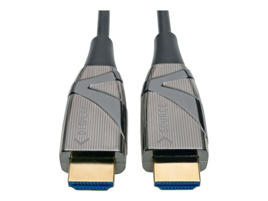TRIPP LITE High-Speed HDMI Cable HDMI Fiber AOC 4K @60Hz Black M/M 40M - HDMI-kabel - 40 m