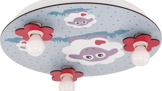 Eglo Lalelu Loft 3L Ø400 Lys Grå