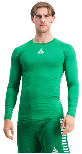 Select Shirts L/S Baselayer, treningstrøye junior, senior XXL Green