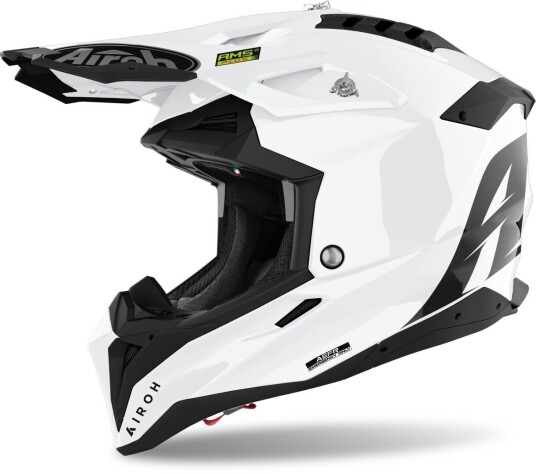 Airoh Aviator 3 Color Motocross Hjelm XL Hvit Airoh Aviator 3 Color Motocross Hjelm XL Hvit