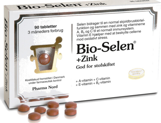 Pharma Nord Bio-Selenium + Zinc 90 Tabletter Pharma Nord Bio-Selenium + Zinc 90 Tabletter