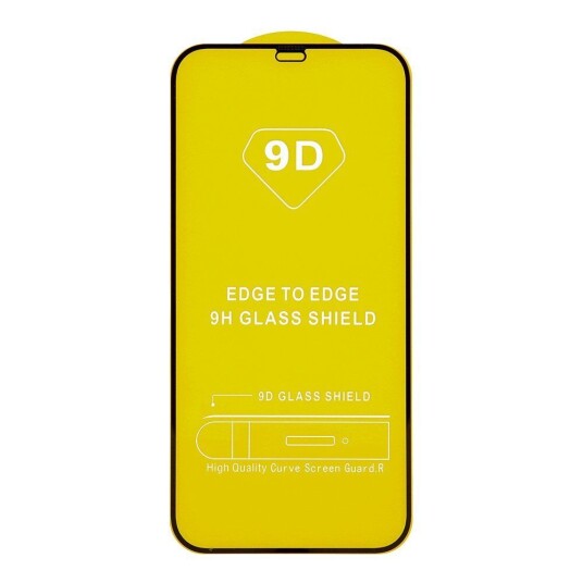 Unipha Samsung Galaxy A22 (5G) Unipha Herdet Glass - Full Fit Skjermbeskytter - Gjennomsiktig / Svart Kant