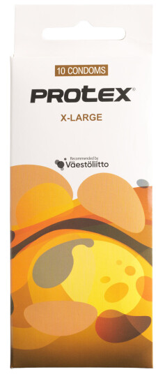 Protex X-Large Kondomer 10 stk.      - Klar