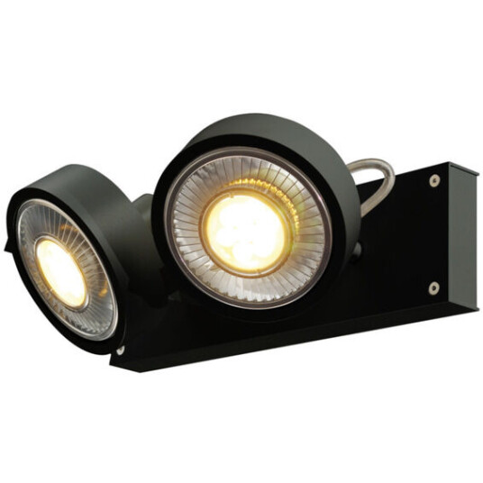SLV Kalu Taklampe Dobbel IP20 Sort - 90591
