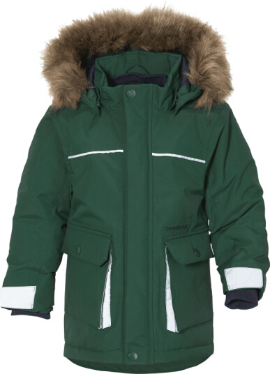 Didriksons Kids' Kure Parka 5 90, Evening Green
