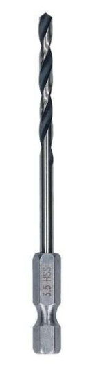 Bosch Hss Pointteq Sekskantbor 3,5 mm, 10 Stk.