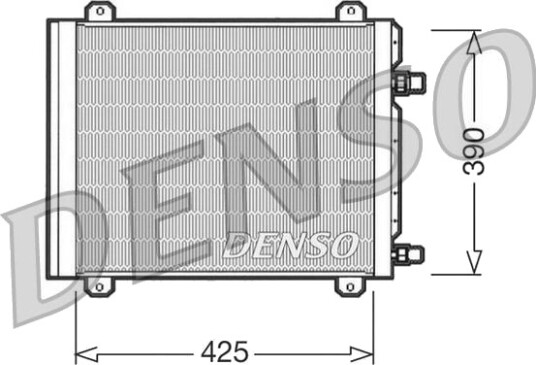 DENSO DCN23004 Kondensator, klimaanlegg