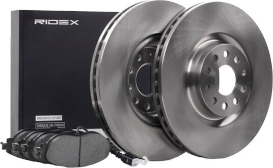 Bremseskiver og klosser RIDEX 3405B0424