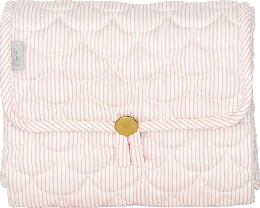 Cam Cam Copenhagen Quilted Changing Mat Ocs Classic Stripes Rose One Size