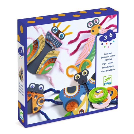 Djeco Kreativ eske Lag insekter
