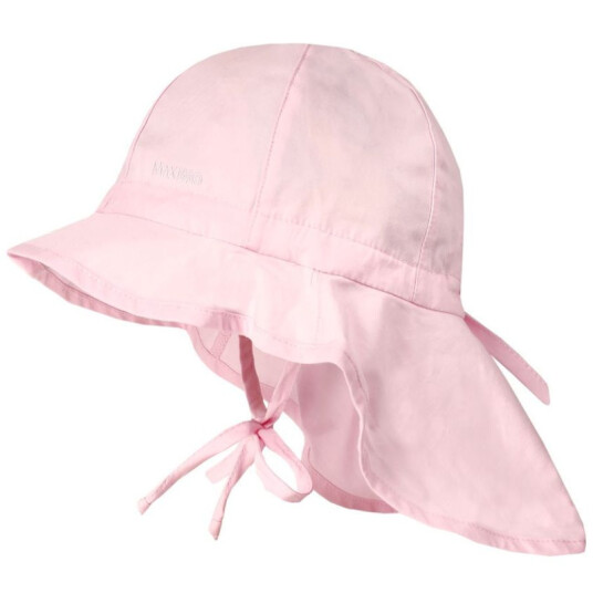 maximo baby mini girl hat med nakkebeskyttelse – rosa 47cm