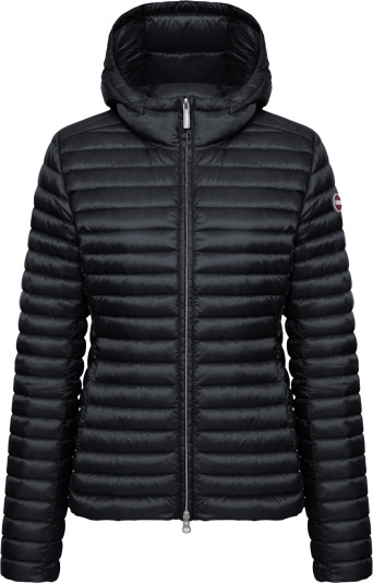 Colmar Women"s Light Down Jacket With Hood Black Colmar 46 EU 40 Colmar Women"s Light Down Jacket With Hood Black Colmar 46 EU 40