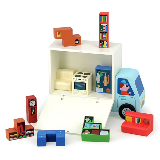 Vilac Logic Game 19 Pcs - Moving Van - Multi/patterned - ONE SIZE Vilac Logic Game 19 Pcs - Moving Van - Multi/patterned - ONE SIZE