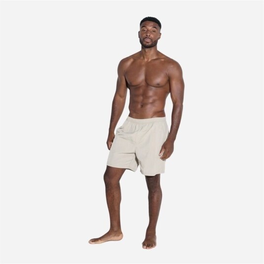 Panos Emporio Regular Solid Swimshorts - Cement Beige L