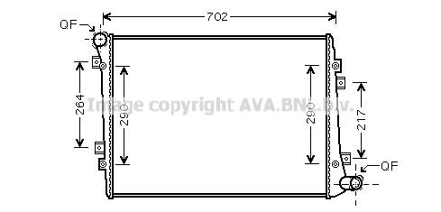 Radiator AVA Clever Choice VN2224 Radiator AVA Clever Choice VN2224