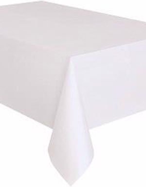 Unique Hvit Plastduk 137x274 cm